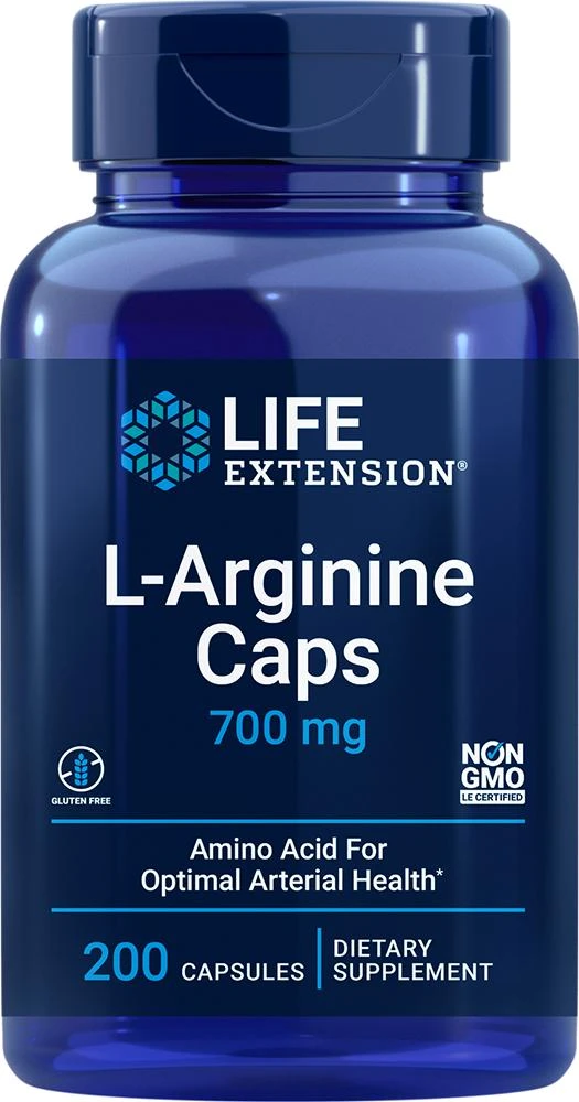 商品Life Extension|Life Extension L-Arginine, 200 - 700 mg (700 mg, 200 capsules),价格¥149,第1张图片