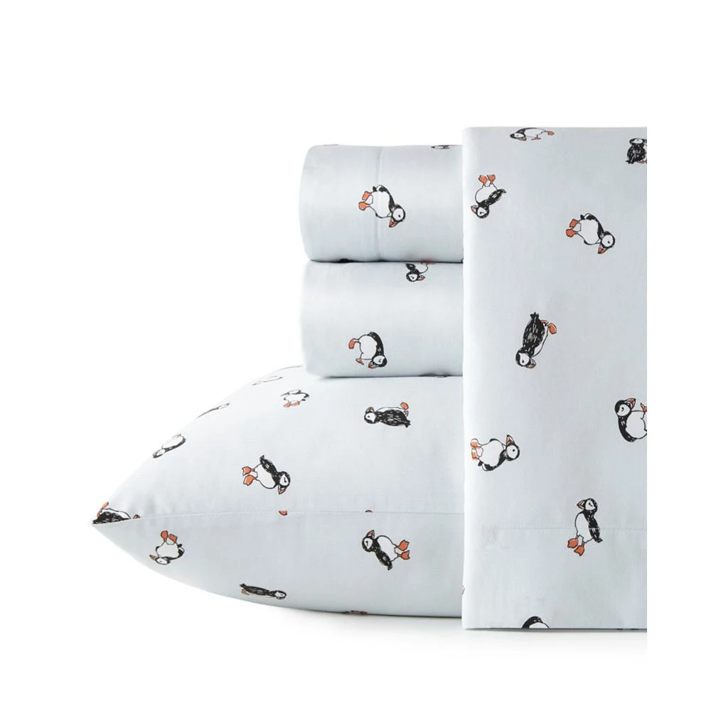 商品Poppy & Fritz|Puffin Paradise Cotton Percale 4 Piece Sheet Set,价格¥875,第1张图片