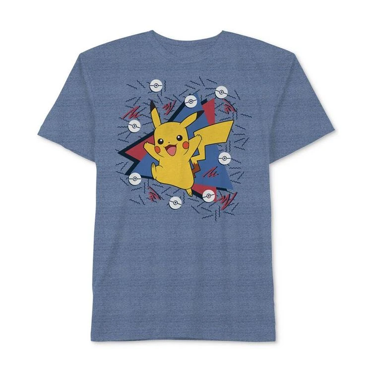商品Pokemon|小童Pokémon Pikachu-Print T-Shirt, Little Boys (2-7),价格¥52,第2张图片详细描述