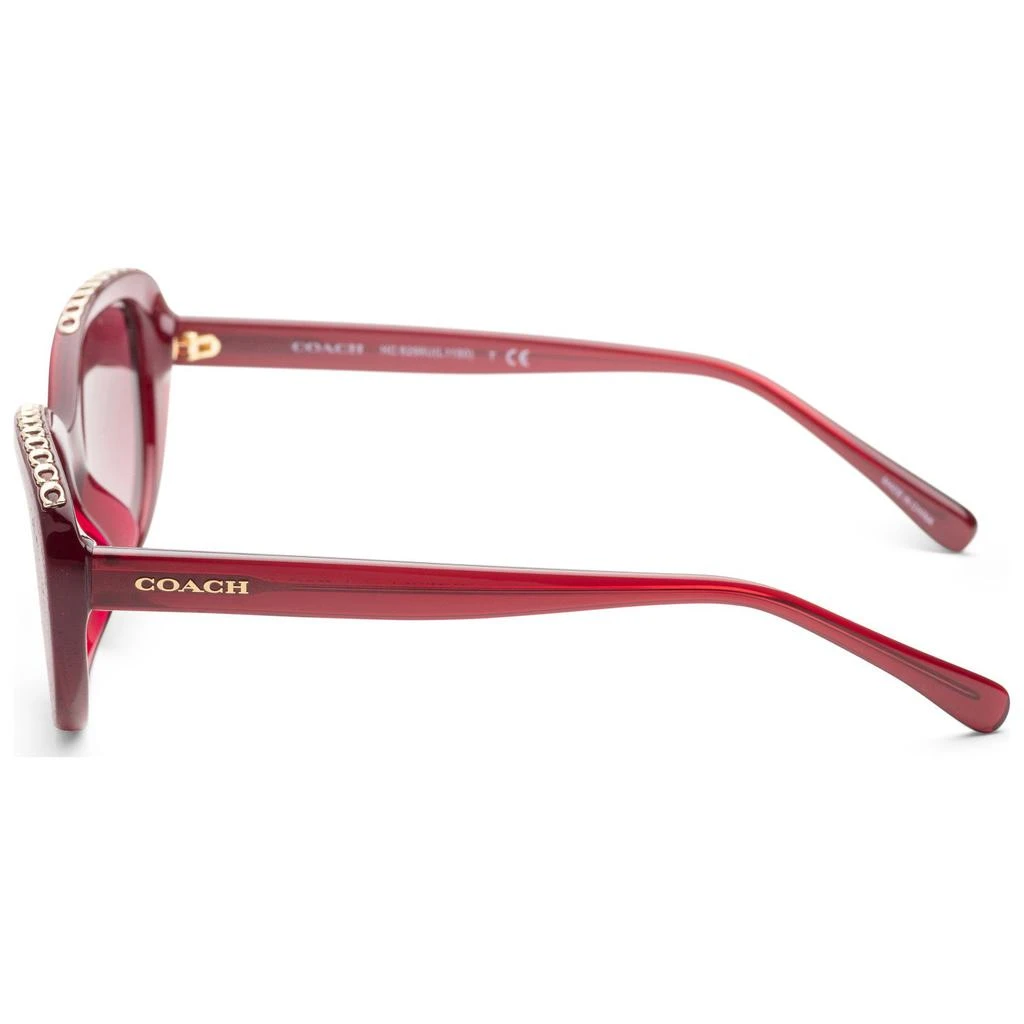 商品Coach|Coach Women's Burgundy Sunglasses,价格¥439,第2张图片详细描述