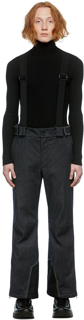 商品Giorgio Armani|Black Neve Ski Salopettes Trousers,价格¥21862,第1张图片