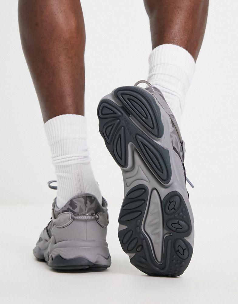 adidas Originals Ozweego trainers in grey商品第3张图片规格展示