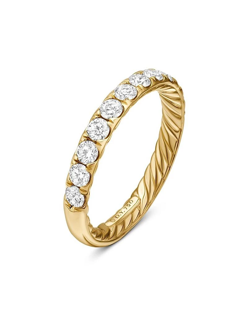商品David Yurman|DY Eden Partway Band Ring in 18K Yellow Gold,价格¥21451,第3张图片详细描述