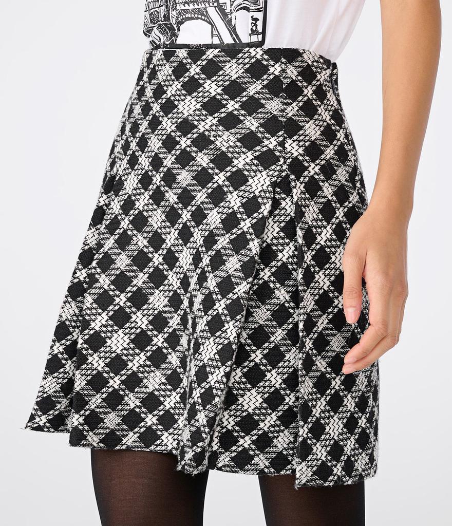 商品Karl Lagerfeld Paris|TWEED FLARED MINI SKIRT,价格¥741,第5张图片详细描述