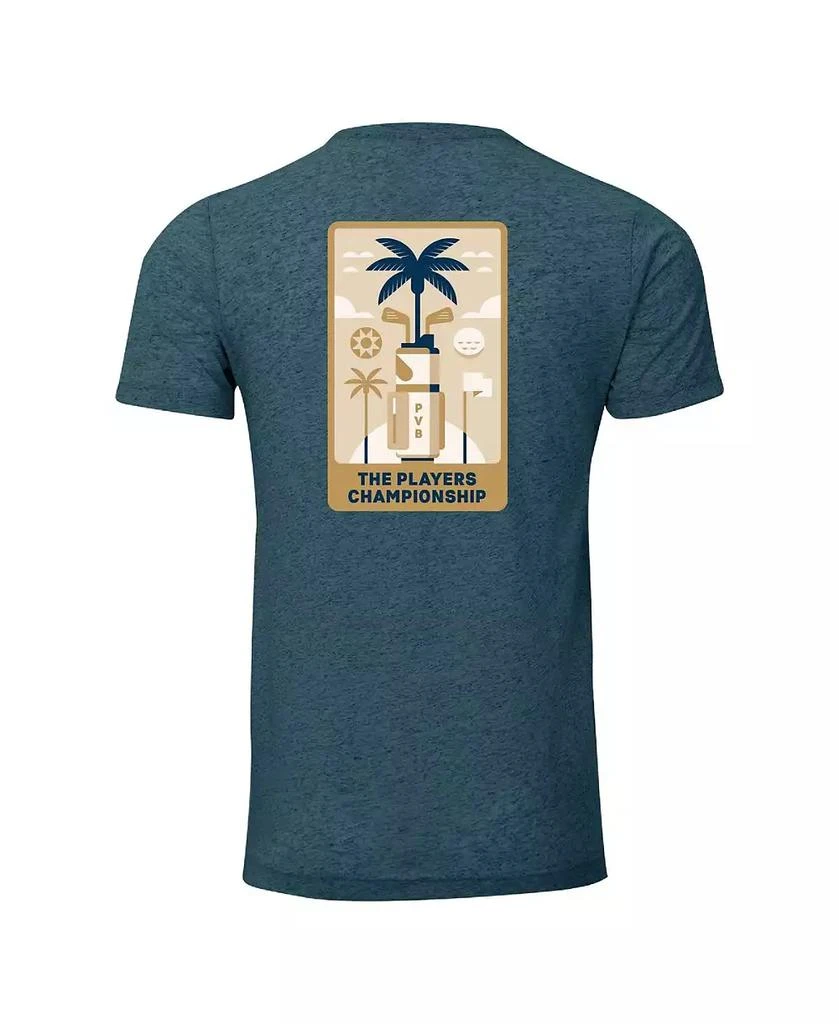 商品Ahead|Men's Blue The Players Golf Bag Instant Classic Tri-Blend T-Shirt,价格¥208,第2张图片详细描述