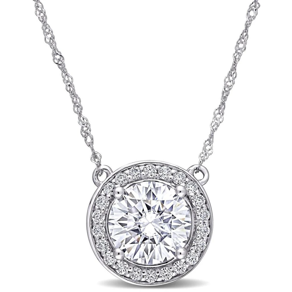 商品Julianna B|10k White Gold Moissanite Necklace,价格¥3152,第1张图片