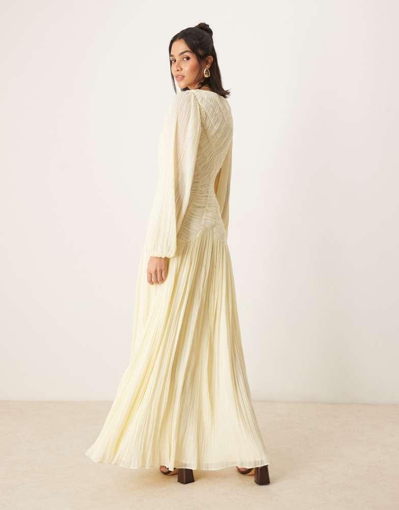 white sequin floor length dress Sequin-Print Long Prom Dress with Open Back Fuchsia / 14 main image 1