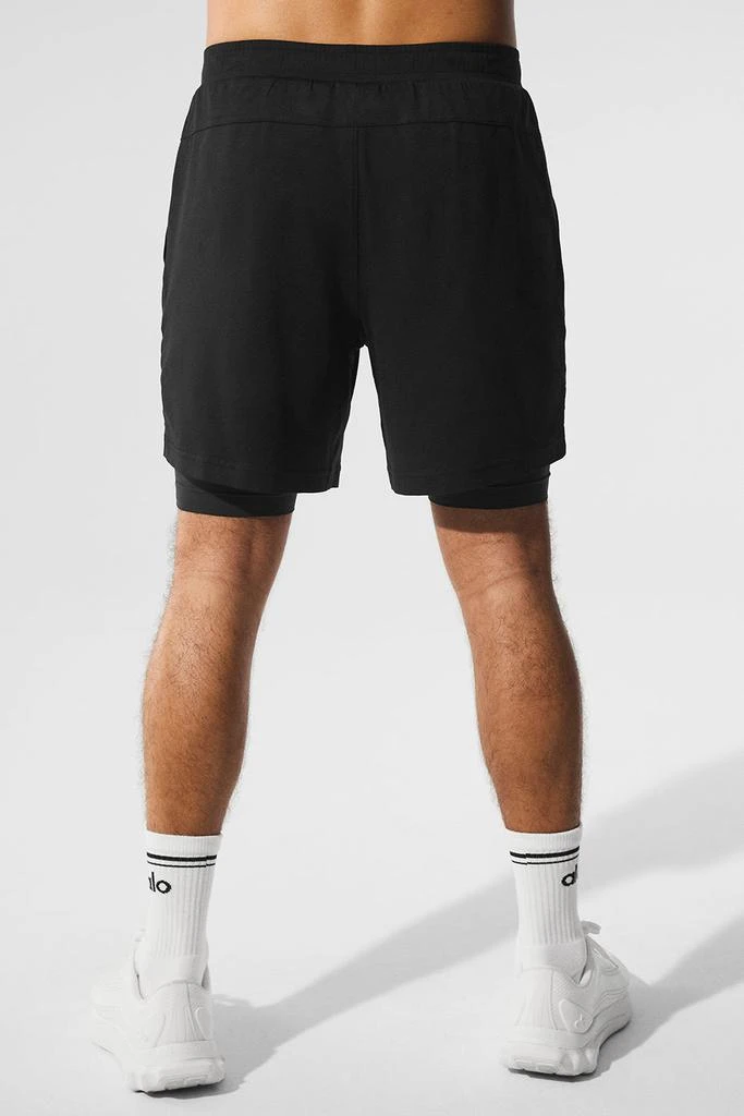 商品Alo|Conquer React 2-In-1 Performance Short - Black/Black,价格¥593,第2张图片详细描述