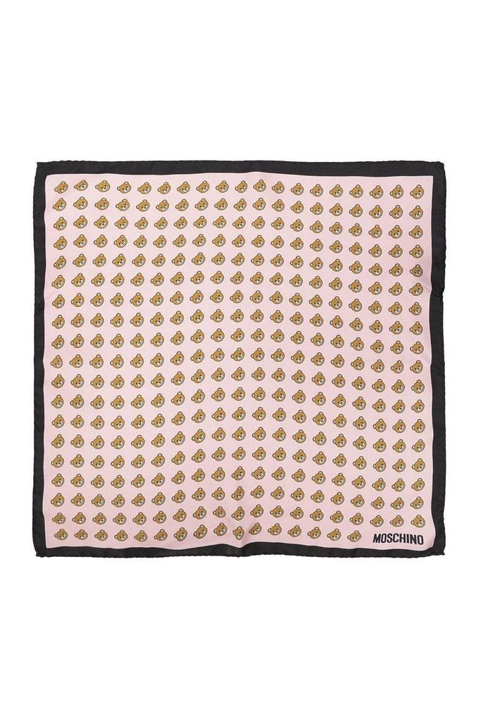 商品Moschino|Moschino Logo Printed Pocket Square,价格¥303,第1张图片