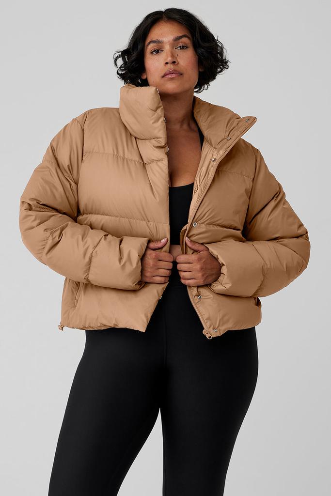 Alo Gold Rush Puffer - Toasted Almond - Coats - Free Shipping