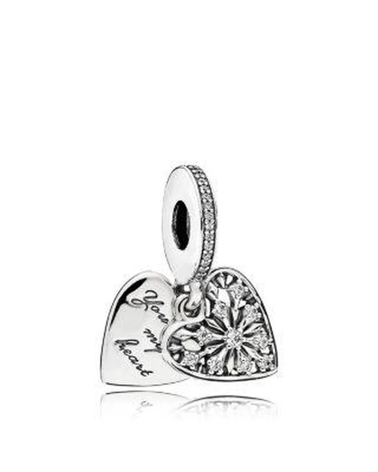 商品PANDORA|爱心 纯银串珠,价格¥482,第1张图片