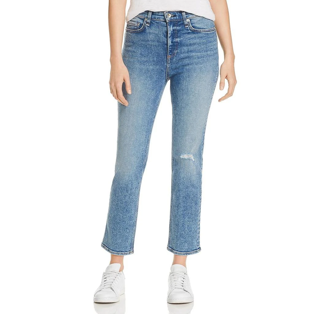 商品Rag & Bone|Rag & Bone Womens Nina Denim Ankle Cigarette Jeans,价格¥276,第1张图片