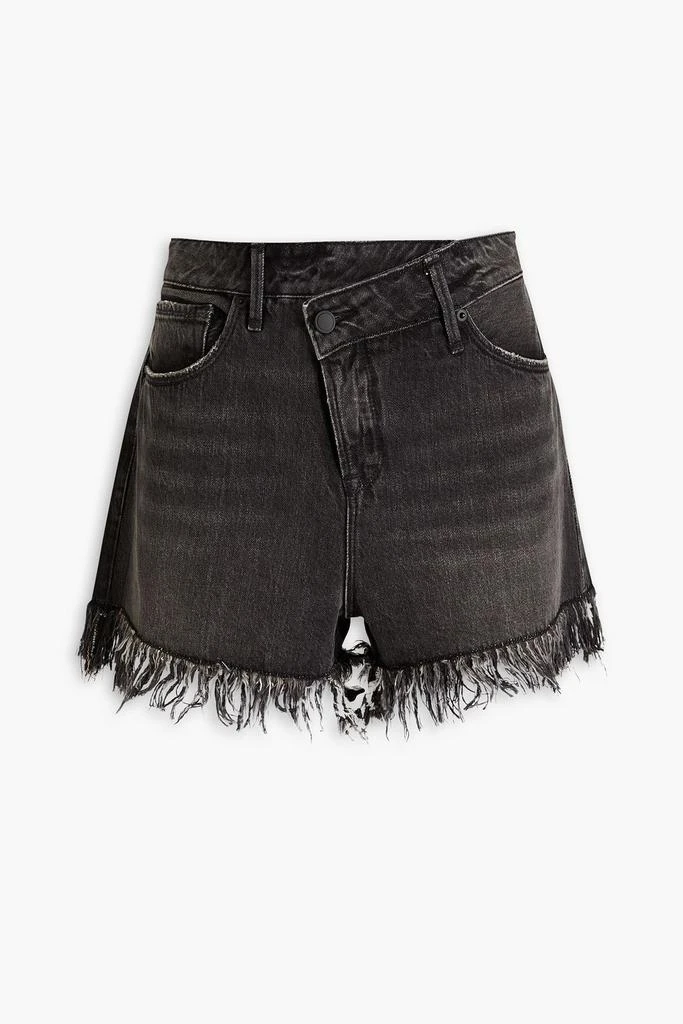 商品Good American|Frayed denim shorts,价格¥473,第1张图片