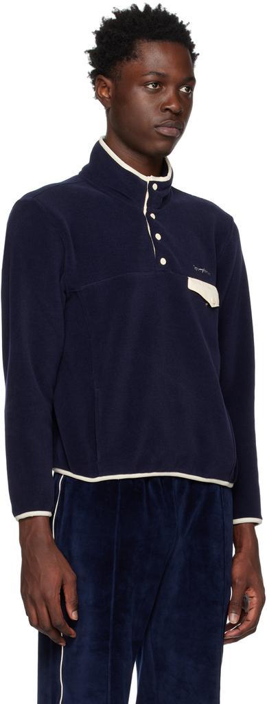 商品Sporty & Rich|Navy Serif Sweatshirt,价格¥1472,第4张图片详细描述