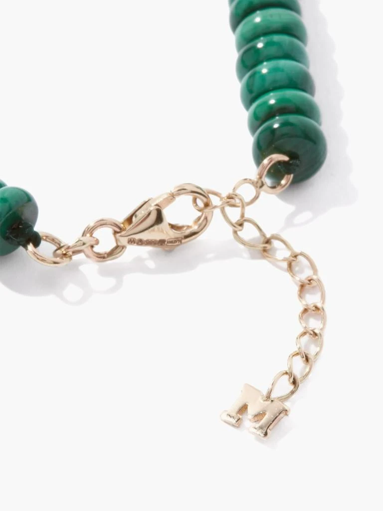 商品MATEO|Diamond, malachite & 14kt gold bracelet,价格¥3381,第4张图片详细描述