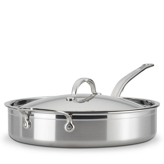 商品Hestan|ProBond® Forged 5-Quart Professional Clad Stainless Steel Sauté Pan with Lid,价格¥2090,第1张图片详细描述