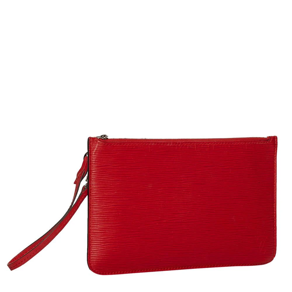 商品[二手商品] Louis Vuitton|Louis Vuitton Red Epi Leather Clutch Bag ,价格¥3488,第3张图片详细描述