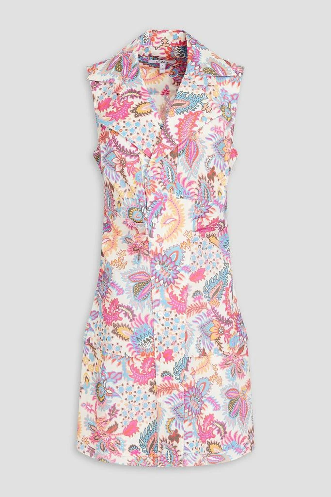 商品Derek Lam|Printed cotton-mousseline mini dress,价格¥1503,第1张图片