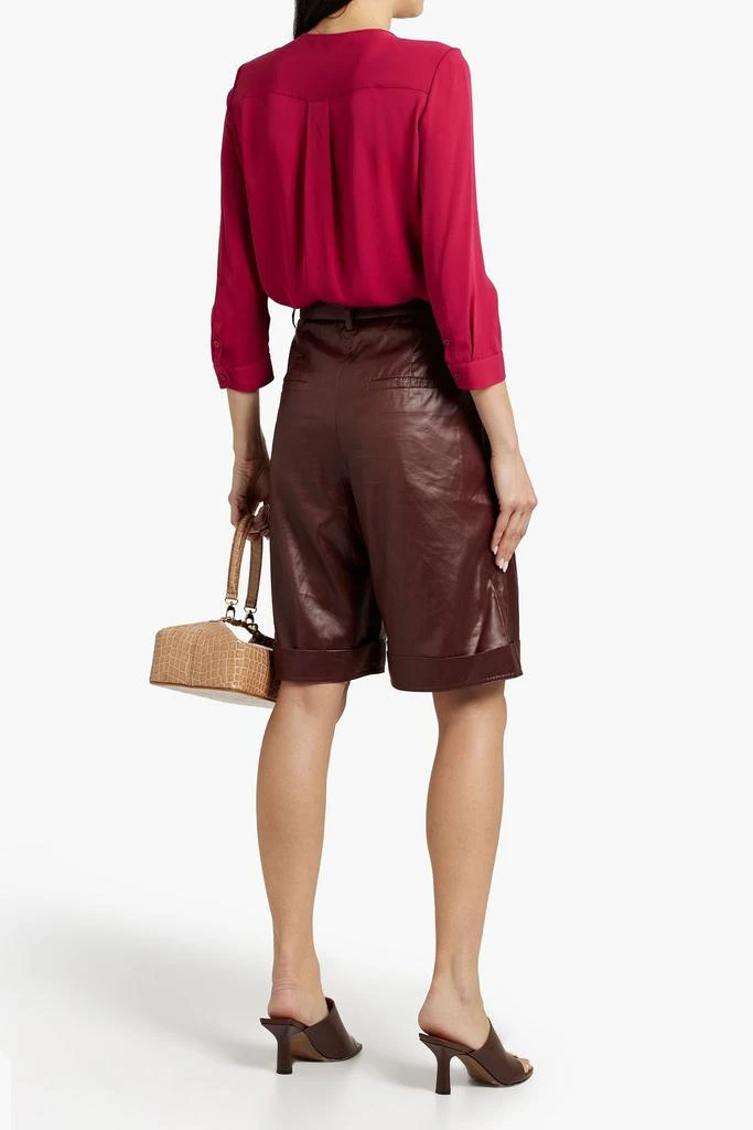 商品Loro Piana|Pleated silk-blend crepe blouse,价格¥3898,第1张图片