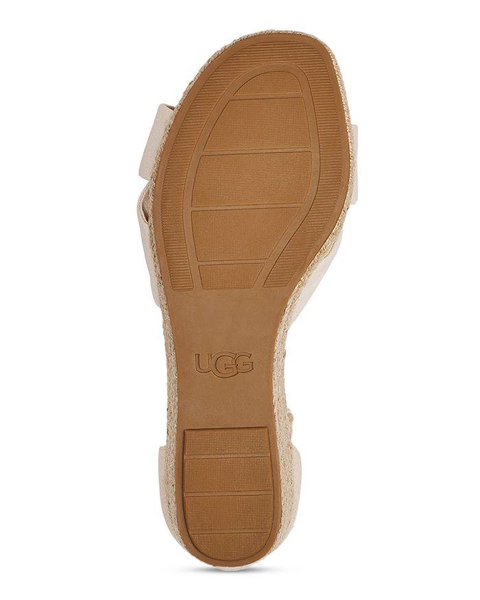 商品UGG|Women's Yarrow Ankle Tie Espadrille Wedge Sandals,价格¥739,第5张图片详细描述