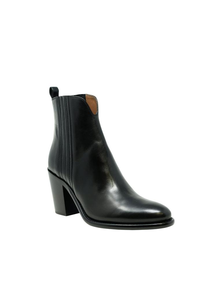 Sartore Sr423604 Diver Black Leather Ankle Boots商品第2张图片规格展示