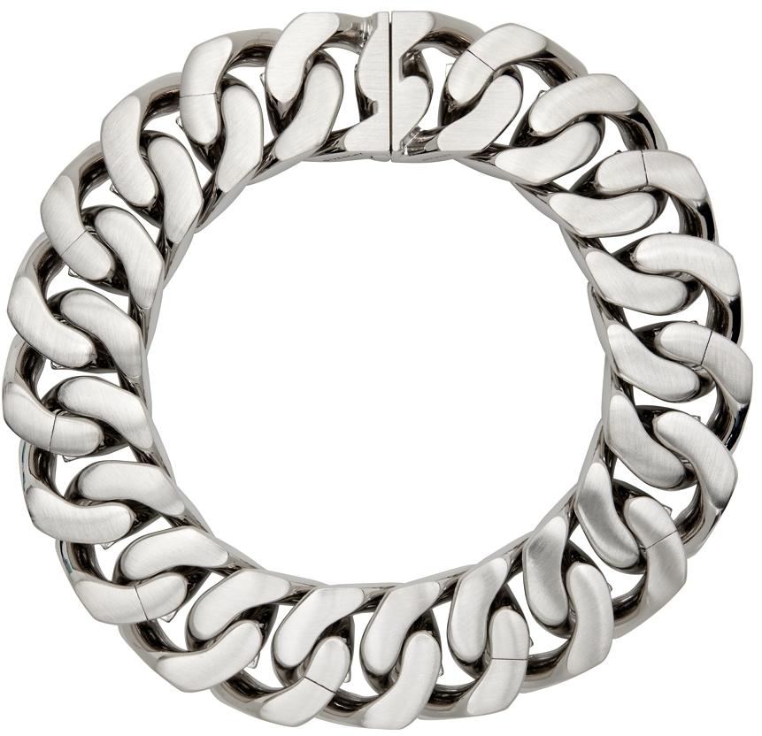 Silver Large G Chain Necklace商品第1张图片规格展示