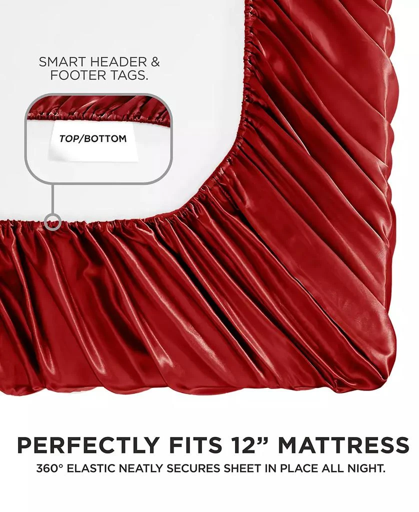 商品Juicy Couture|3 Piece Satin Sheet Set, Twin XL,价格¥129,第3张图片详细描述