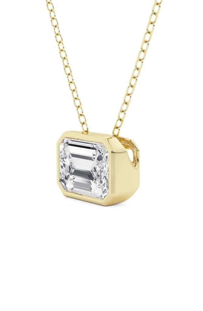 商品Badgley Mischka|14K Gold Emerald Cut Lab-Created Diamond Pendant Necklace - 1.0ct,价格¥8358,第4张图片详细描述