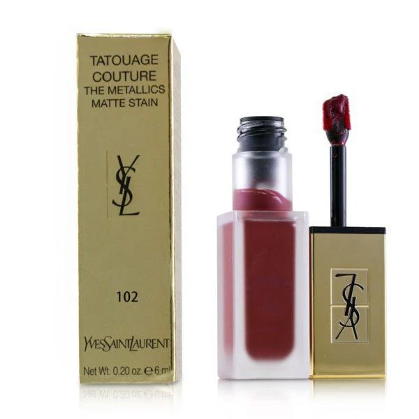 商品Yves Saint Laurent|Tatouage Couture Metallics Liquid Lipstick,价格¥284,第1张图片