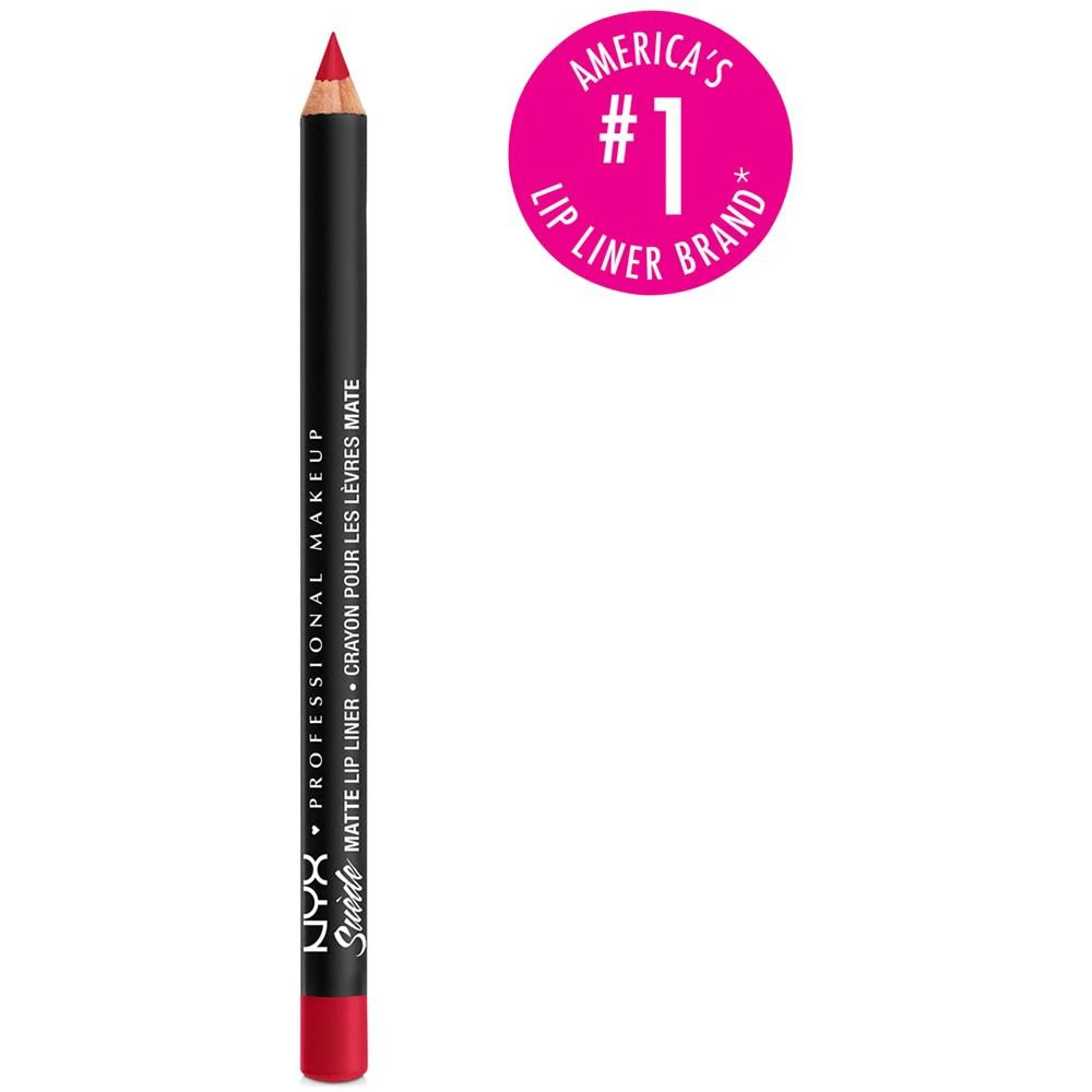 商品NYX Professional Makeup|Suede Matte Lip Liner,价格¥38,第2张图片详细描述