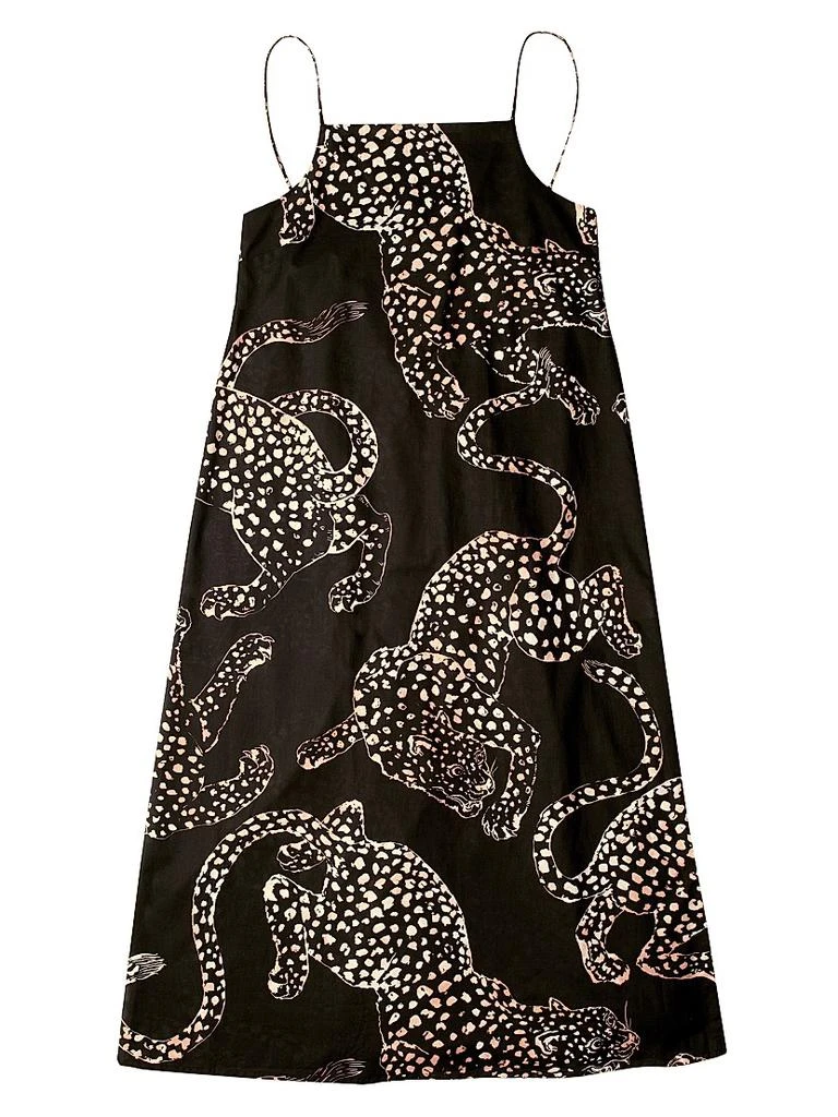 商品Desmond & Dempsey|Jag-Print Cotton Nightie,价格¥1438,第1张图片