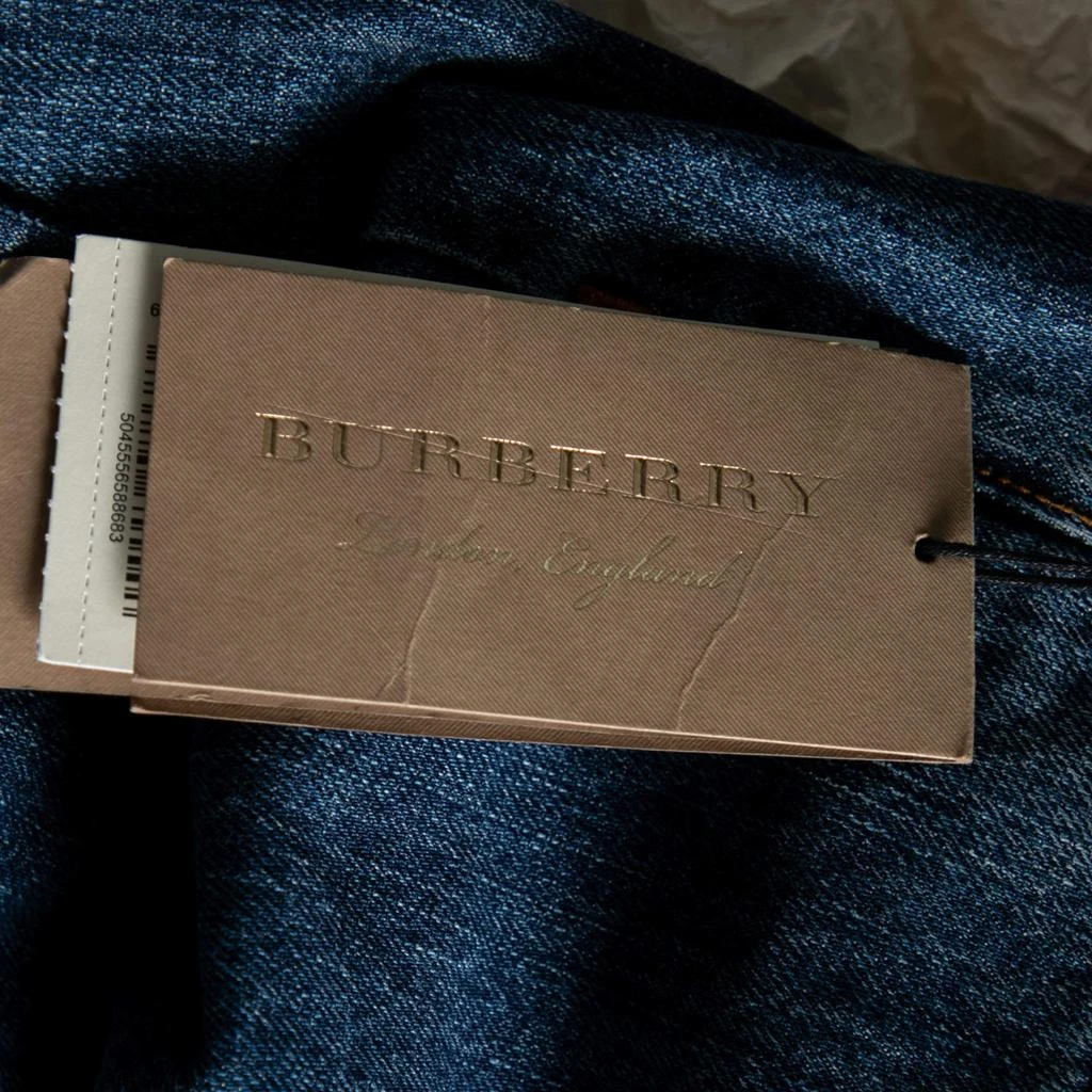 Burberry Navy Blue Denim Straight Fit Jeans S 商品