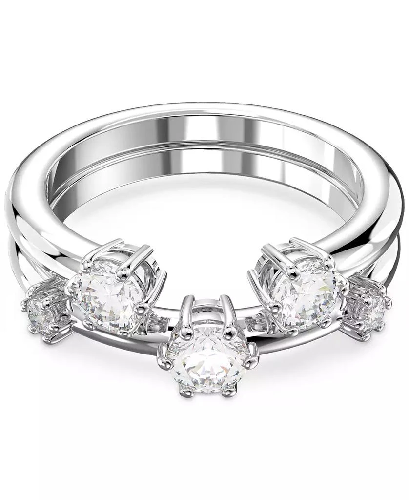 商品Swarovski|2-Pc. Set Constella Crystal Ring,价格¥780,第1张图片