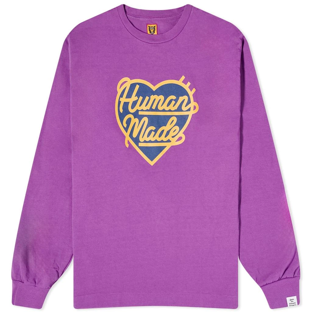 商品Human Made|Human Made Long Sleeve Large Heart T-Shirt,价格¥1081,第1张图片