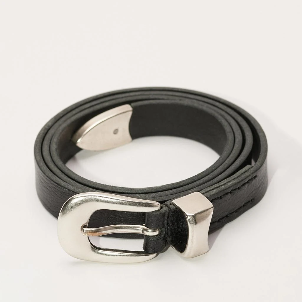 商品Our Legacy|Our Legacy Men's 2cm Belt - Black,价格¥1414,第1张图片