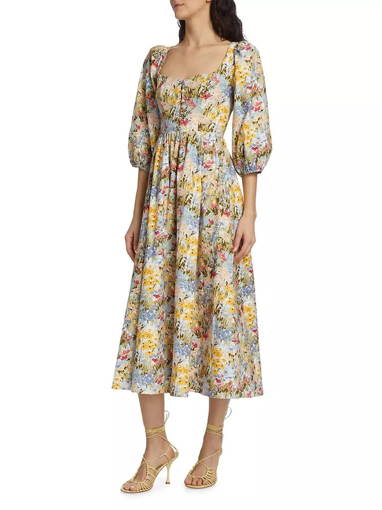 商品Reformation|Countryside Floral Midi Dress,价格¥1004,第3张图片详细描述