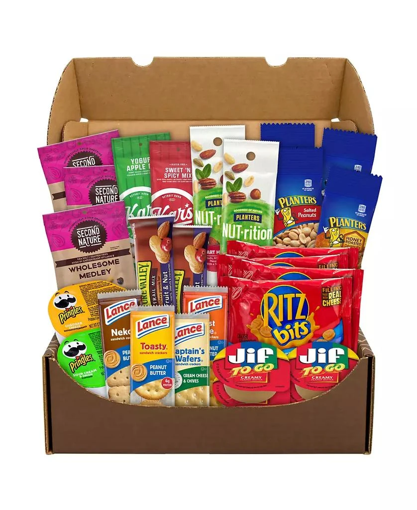 商品SnackBoxPros|On The Go Snack Box, 27 Assorted Snacks,价格¥273,第1张图片