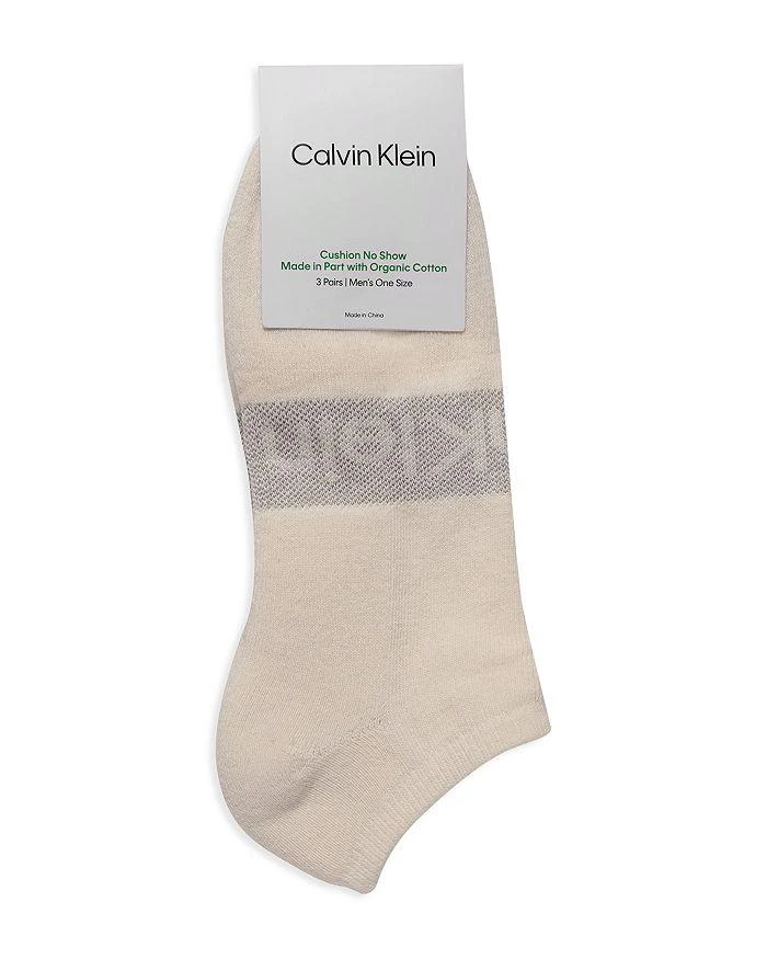 商品Calvin Klein|No Show Logo Liner Socks, Pack of 3,价格¥150,第2张图片详细描述