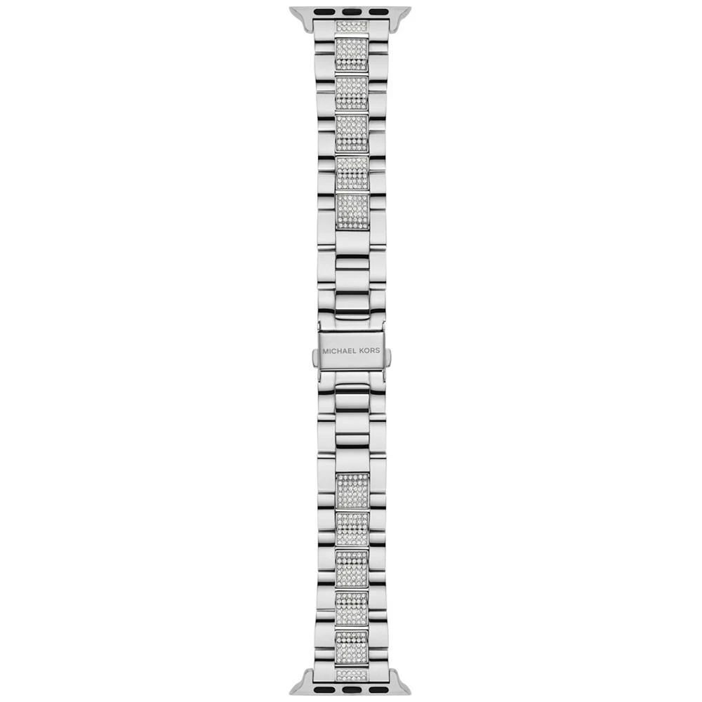 商品Michael Kors|Women's Silver-Tone Stainless Steel Band for Apple Watch, Compatible with 38, 40, 41mm,价格¥1433,第1张图片