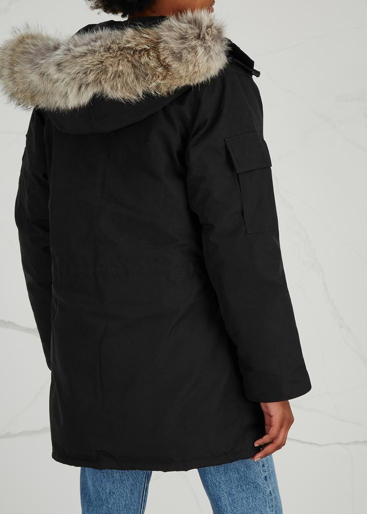 Expedition black fur-trimmed Arctic-Tech parka商品第3张图片规格展示