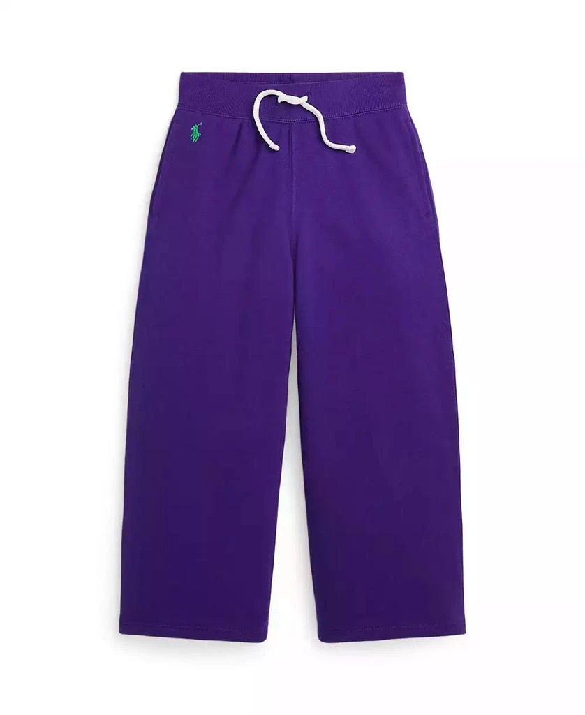 商品Ralph Lauren|Toddler And Little Girls Fleece Wide Leg Sweatpant,价格¥243,第1张图片