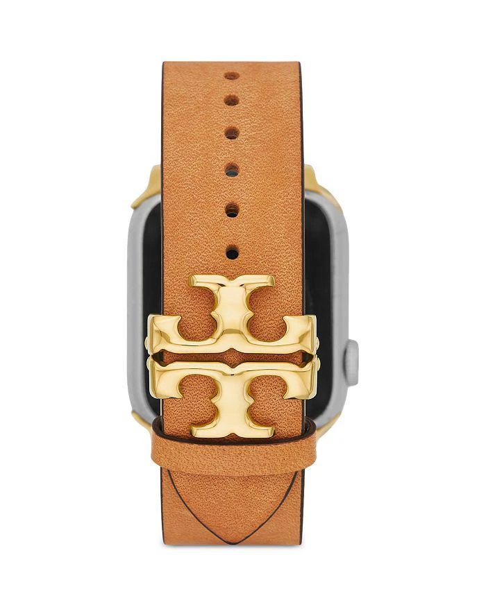 商品Tory Burch|Apple Watch® Eleanor Leather Strap,价格¥1014,第3张图片详细描述