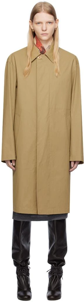 商品Lemaire|SSENSE Exclusive Tan Coat,价格¥10189,第1张图片