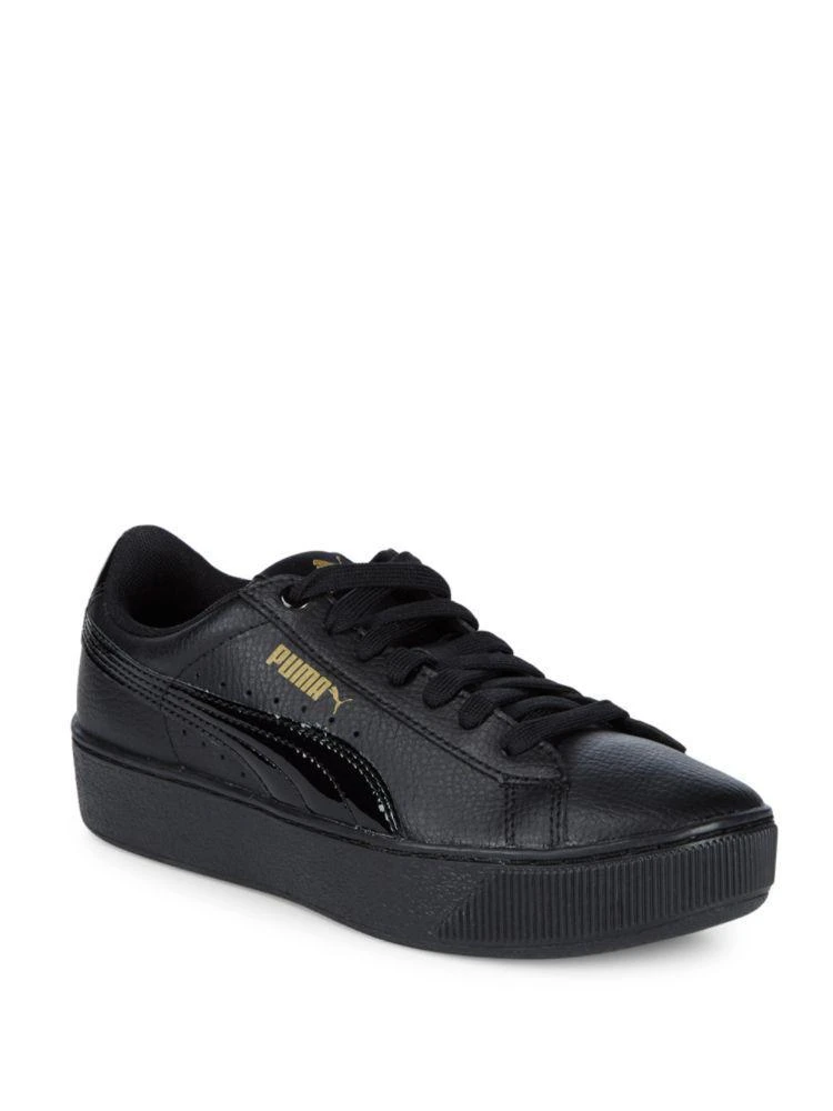 商品Puma|Vikky Platform Leather Sneakers,价格¥276,第1张图片