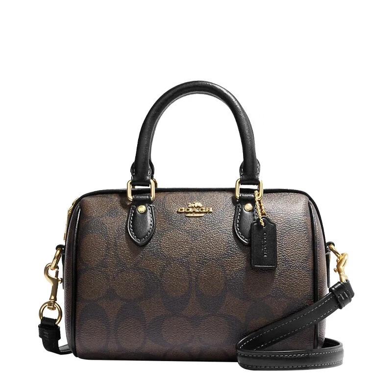 商品Coach|COACH/蔻驰 女士PVC配皮单肩斜挎手提包 CH469IMAA8,价格¥2153,第1张图片