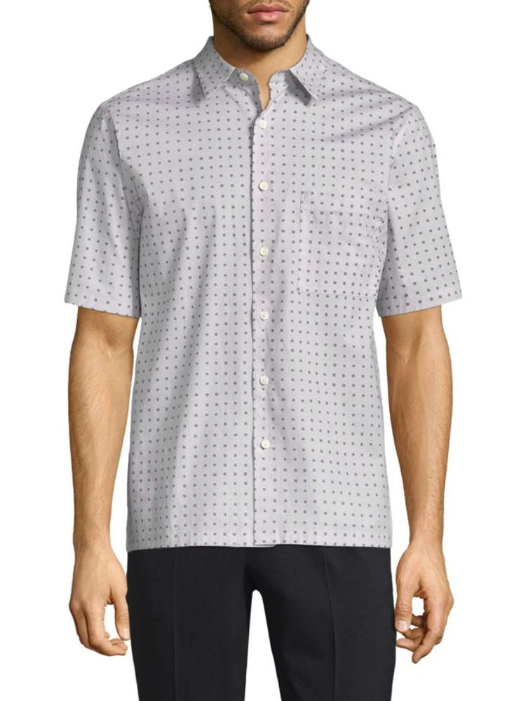 商品Theory|Bruner Dot Print Button-Down Shirt,价格¥1312,第1张图片