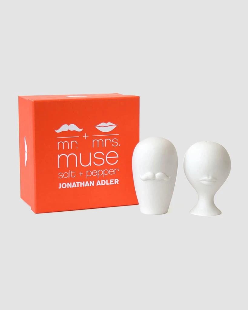 商品Jonathan Adler|Mr. & Mrs. Muse Salt & Pepper Shakers,价格¥387,第1张图片