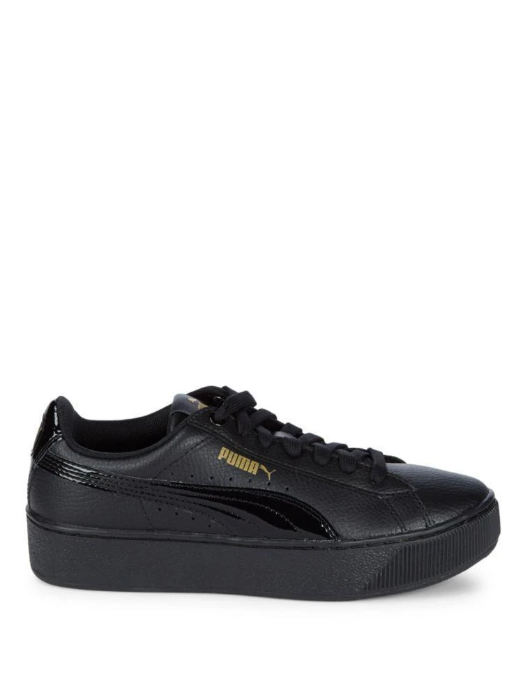 商品Puma|Vikky Platform Leather Sneakers,价格¥276,第5张图片详细描述