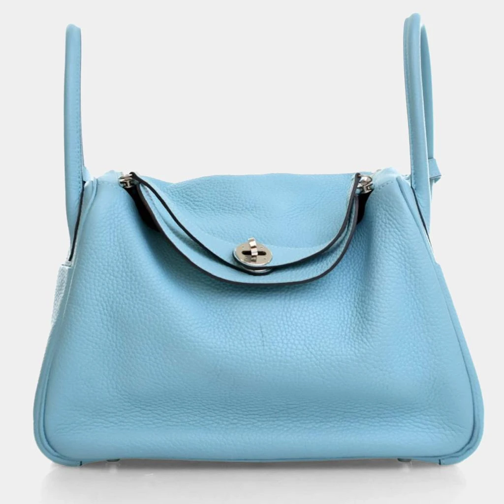 商品[二手商品] Hermes|Hermes Lindy 30 Blue Clemence Leather Shoulder Bag,价格¥33094,第1张图片