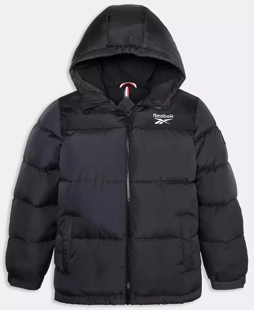 商品Reebok|Big Boys Contrast Yoke Long Sleeve Puffer Jacket,价格¥259,第1张图片